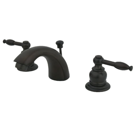 Kingston Brass KB955KL Knight Mini-Widespread Bathroom Faucet, Oil Rubbed Bronze