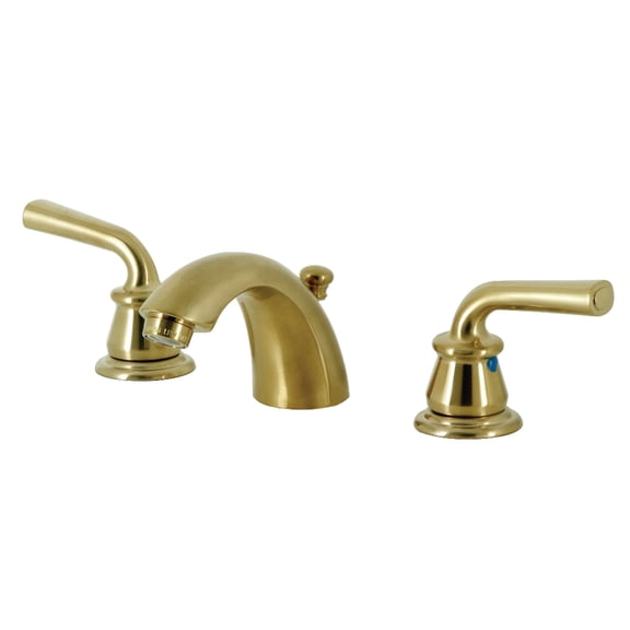 Kingston Brass KB957RXLSB Restoration Mini-Widespread Bathroom Faucet, Brushed Brass