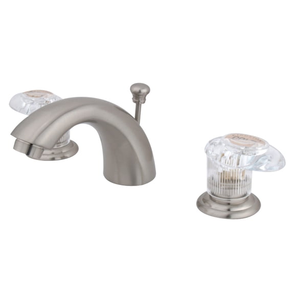 Kingston Brass KB958ALL Mini-Widespread Bathroom Faucet, Brushed Nickel