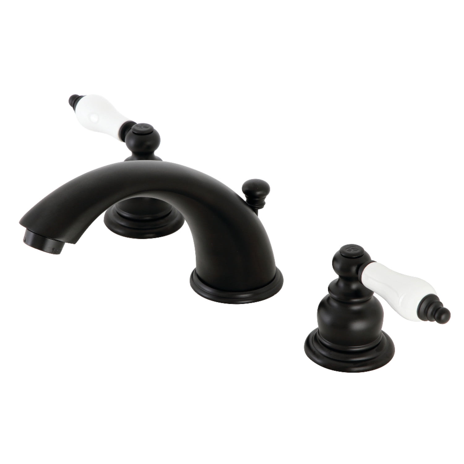 Kingston Brass KB960PL Magellan Widespread Bathroom Faucet, Matte Black