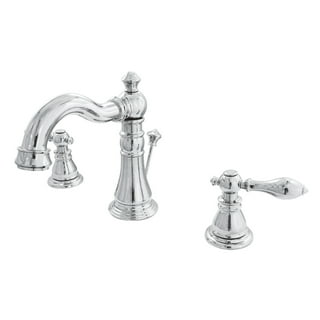 Kingston Brass KB8962FL 8 in. Widespread Bathroom Faucet, Polished Brass 