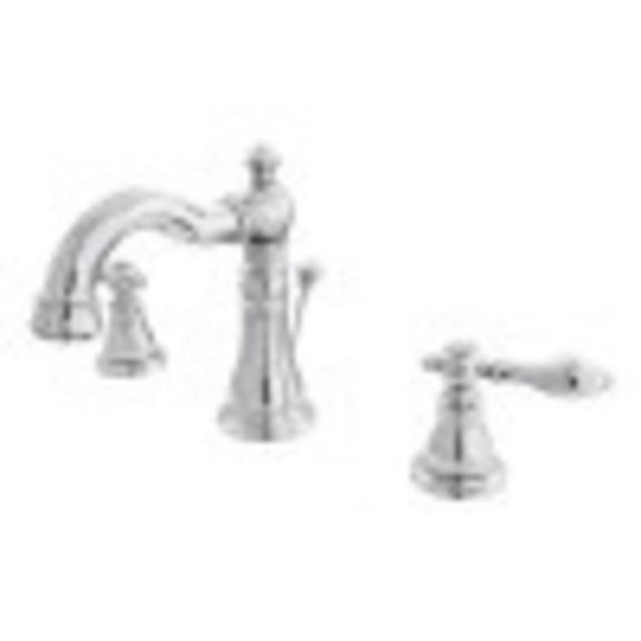Kingston Brass KB962FL Widespread Bathroom Faucet, Polished Brass