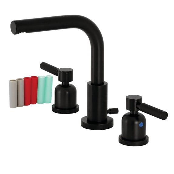 Kingston Brass KB962FL Widespread Bathroom Faucet, Polished Brass