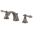 thumbnail image 1 of Kingston Brass KB963ACL American Classic Widespread Bathroom Faucet with Retail Pop-Up, Black Stainless, 1 of 2