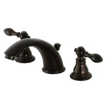 Kingston Brass KB965ACL American Classic Widespread Bathroom Faucet with Retail Pop-Up, Oil Rubbed Bronze