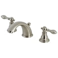thumbnail image 1 of Kingston Brass KB968ACL American Classic Widespread Bathroom Faucet with Retail Pop-Up, Brushed Nickel, 1 of 5