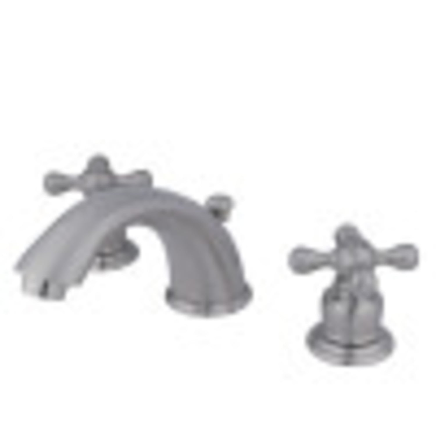 Kingston Brass KB968AX Victorian Widespread Bathroom Faucet, Brushed Nickel