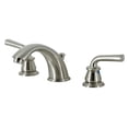 thumbnail image 1 of Kingston Brass KB968RXL Restoration Widespread Bathroom Faucet with Pop-Up Drain, Brushed Nickel, 1 of 5