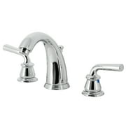 Kingston Brass KB981RXL Restoration Widespread Bathroom Faucet with Pop-Up Drain, Polished Chrome