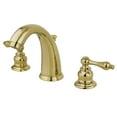 thumbnail image 1 of Kingston Brass KB982AL Victorian 2-Handle 8 in. Widespread Bathroom Faucet, Polished Brass, 1 of 2