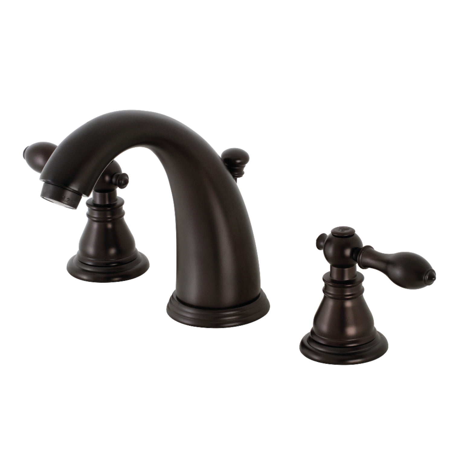 Oil Rubbed Bronze Traditional Widespread Bathroom Faucet