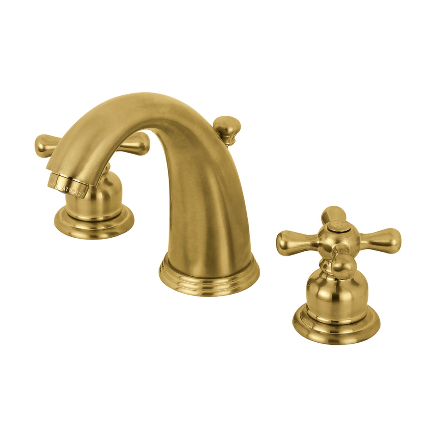 Victorian Brushed Brass 8" Widespread Bathroom Faucet