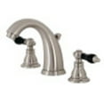 thumbnail image 1 of Kingston Brass KB988AKL Duchess Widespread Bathroom Faucet with Plastic Pop-Up, Brushed Nickel, 1 of 5