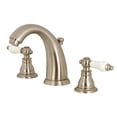 thumbnail image 1 of Kingston Brass KB988APL Widespread Bathroom Faucet, Brushed Nickel, 1 of 5