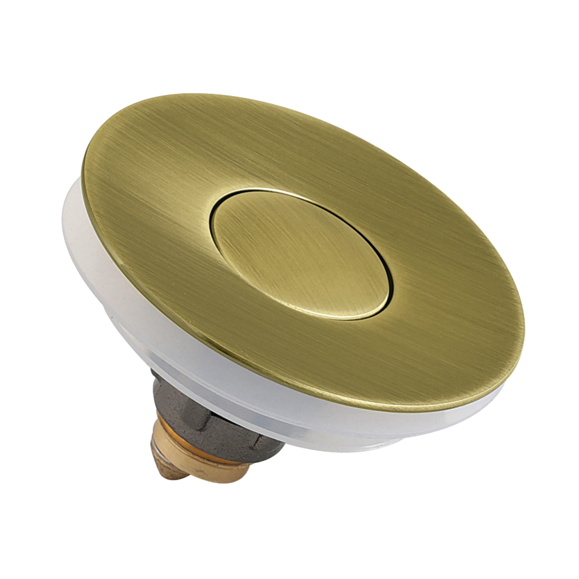 Kingston Brass KBF1013 Trimscape Brass Sink Filter Plug (Center Pop-Up), Antique Brass