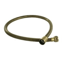 Kingston Brass KBSPRHOSE303 Gourmet Scape 30-Inch Stainless Steel Hose in Antique Brass