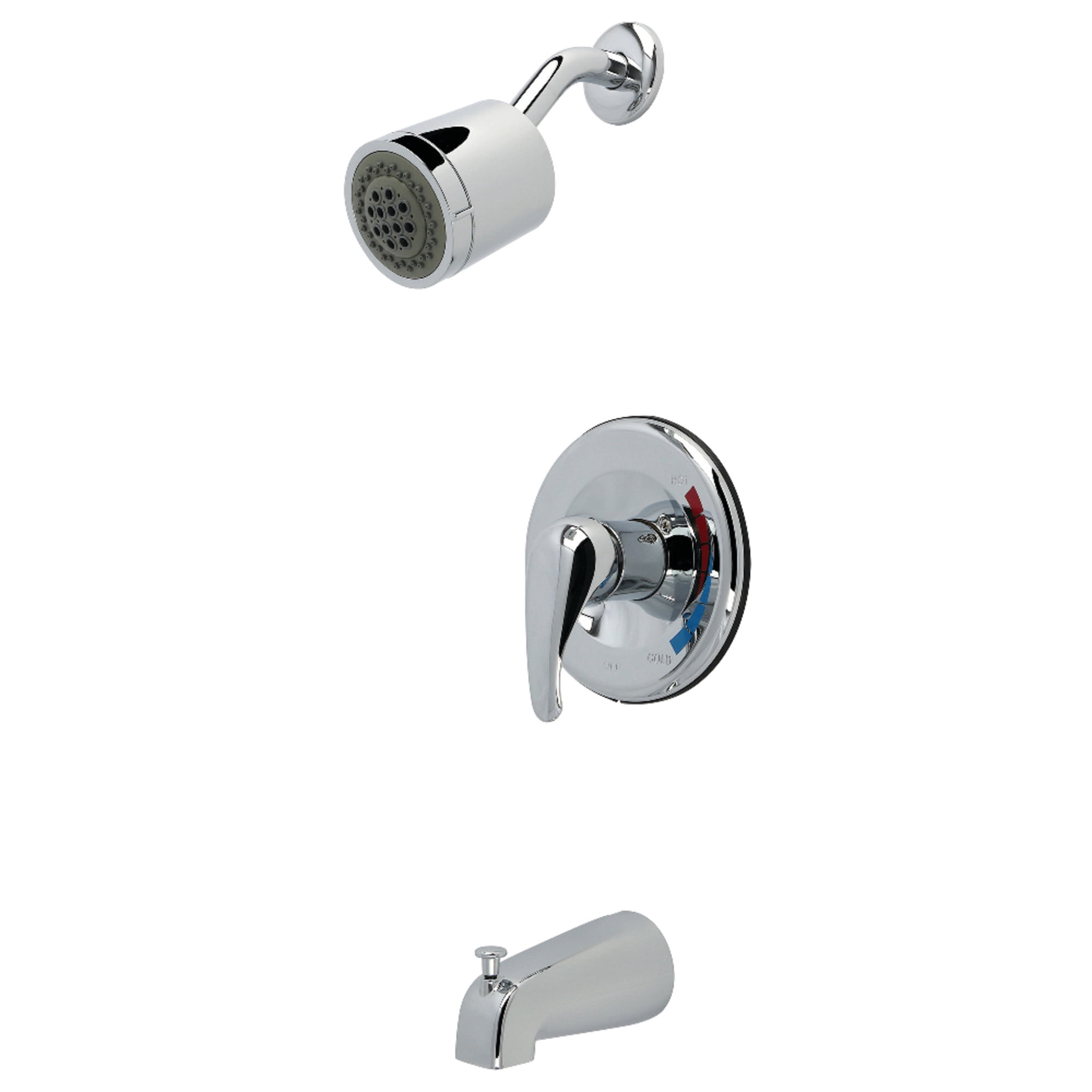 Kingston Brass KBX651 Single-Handle Pressure Balanced Tub and Shower Faucet, Polished Chrome