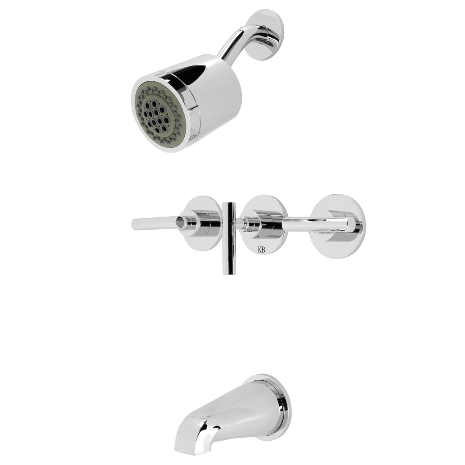 Kingston Brass KB531 Single Acrylic Handle Tub And Shower Faucet