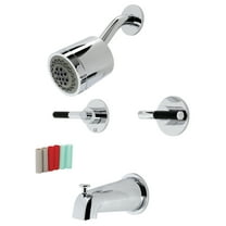 Kingston Brass KBX8141CKL Kaiser Two-Handle Tub and Shower Faucet, Polished Chrome