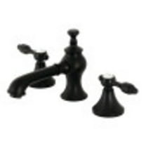 Kingston Brass KC7060TAL Tudor 8 in. Widespread Bathroom Faucet, Matte Black
