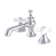 thumbnail image 1 of Kingston Brass KC7061PX Vintage 8" Widespread Bathroom Faucet, Polished Chrome, 1 of 2