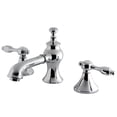 thumbnail image 1 of Kingston Brass KC7061TAL 8 in. Widespread Bathroom Faucet, Polished Chrome, 1 of 3