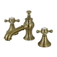 thumbnail image 1 of Kingston Brass KC7063BX English Country 8 in. Widespread Bathroom Faucet, Antique Brass, 1 of 5