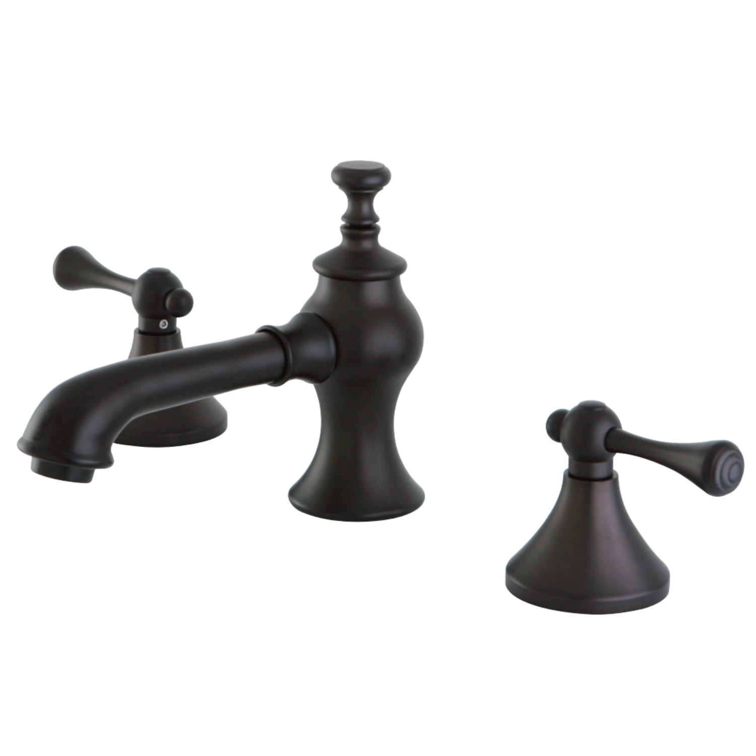 Kingston Brass KC7065BL 8 in. Widespread Bathroom Faucet, Oil Rubbed Bronze
