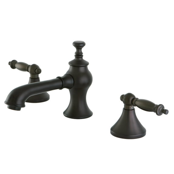 Kingston Brass KC7065TL Templeton 8 in. Widespread Bathroom Faucet, Oil Rubbed Bronze