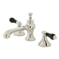 Kingston Brass KC7066PKL Duchess Widespread Bathroom Faucet with Brass Pop-Up, Polished Nickel