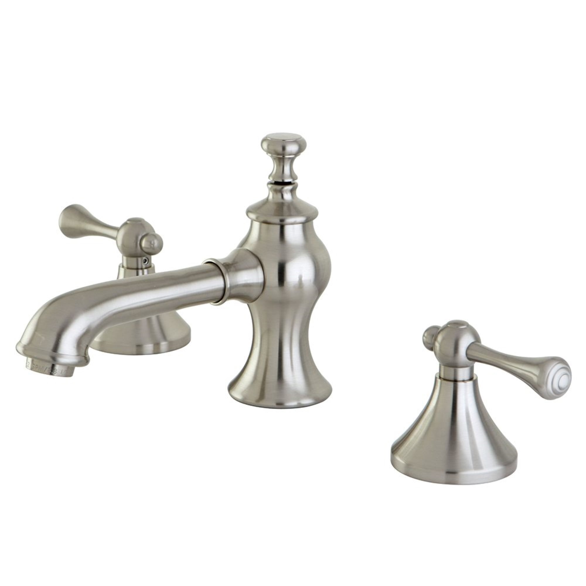 Kingston Brass KC7068BL 8 in. Widespread Bathroom Faucet, Brushed Nickel