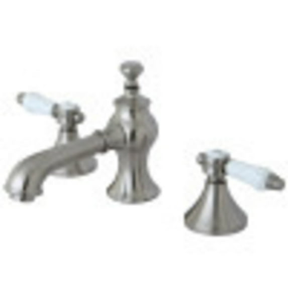 Kingston Brass KC7068BPL 8 in. Widespread Bathroom Faucet, Brushed Nickel