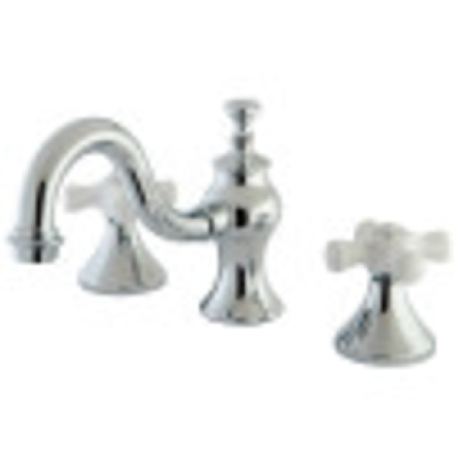 Kingston Brass KC7161PX 8 in. Widespread Bathroom Faucet, Polished Chrome
