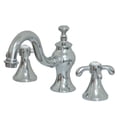 thumbnail image 1 of Kingston Brass KC7161TX 8 in. Widespread Bathroom Faucet, Polished Chrome, 1 of 4