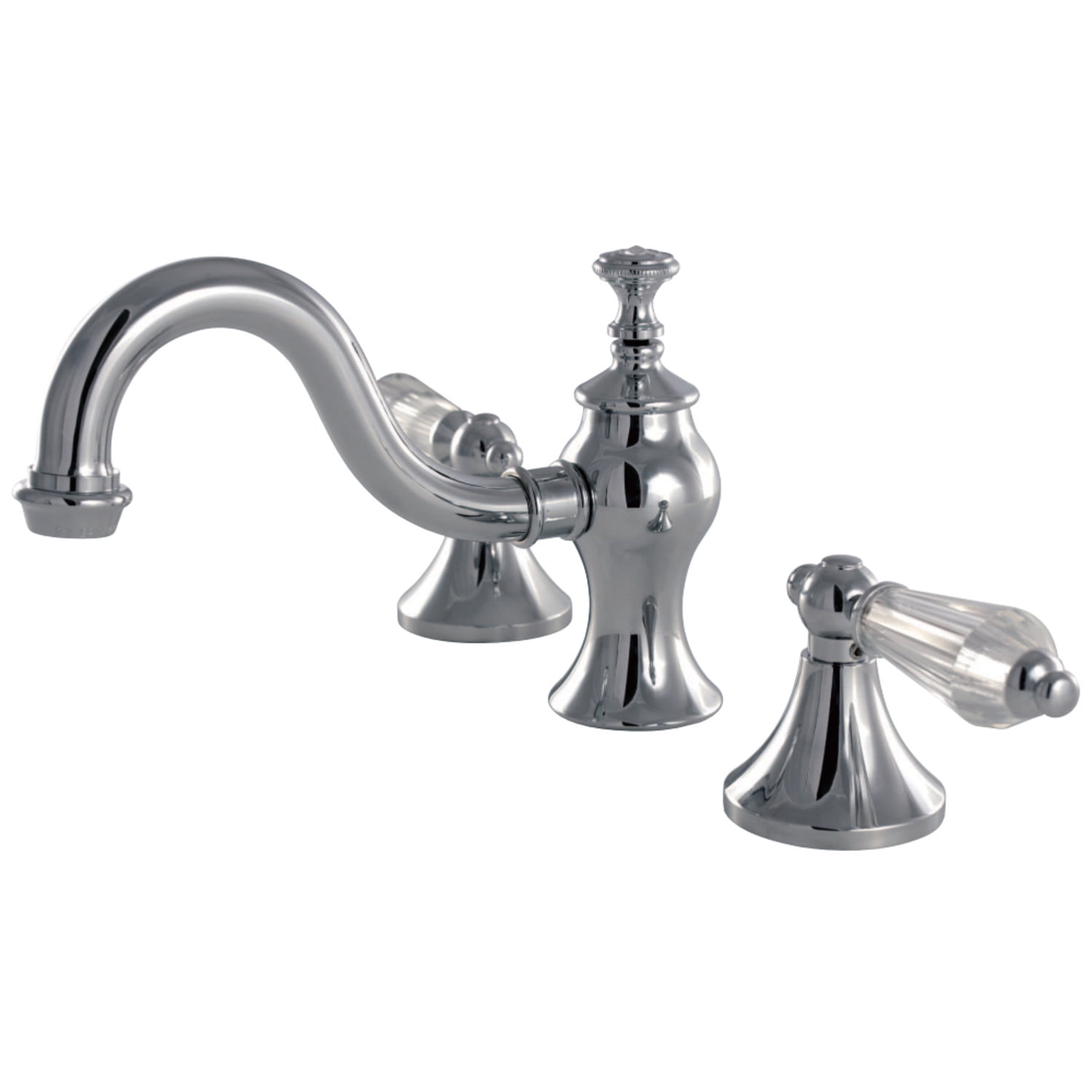 Kingston Brass KC7161WLL 8 in. Widespread Bathroom Faucet, Polished Chrome
