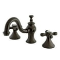 thumbnail image 1 of Kingston Brass KC7165AX 8 in. Widespread Bathroom Faucet, Oil Rubbed Bronze, 1 of 3