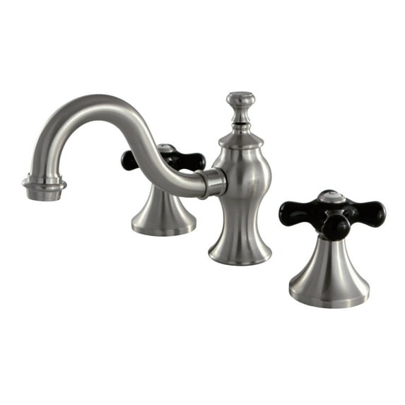 Kingston Brass KC7168PKX 8 in. Widespread Bathroom Faucet, Brushed Nickel