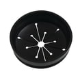 thumbnail image 1 of Kingston Brass KD4100 Made to Match Garbage Disposal Splash Guard, Black, 1 of 3