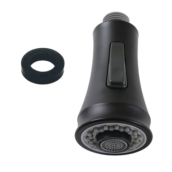 Kingston Brass KDH8810 Gourmet Scape 2-Function Pull-Down Kitchen Faucet Sprayer Head, Matte Black