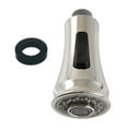 thumbnail image 1 of Kingston Brass KDH8816PN Gourmet Scape 2-Function Pull-Down Kitchen Faucet Sprayer Head, Polished Nickel, 1 of 4