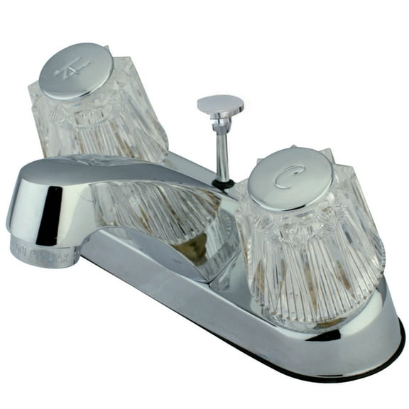 Kingston Brass KF103CP 4 in. Centerset Bathroom Faucet, Polished Chrome