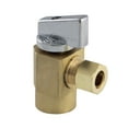 thumbnail image 1 of Kingston Brass KF43104CTL 1/2" FIP x 3/8" OD Comp Angle Stop Valve, Raw Brass, 1 of 2