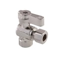 thumbnail image 1 of Kingston Brass KF4320SN 1/2-Inch Sweat x 3/8-Inch O.D. Comp Angle Shut-Off Valve in Brushed Nickel, 1 of 5