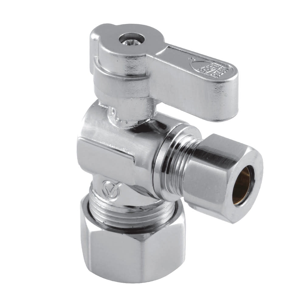 Polished Chrome Brass Angle Stop Valve