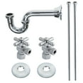thumbnail image 1 of Kingston Brass KPK101P Standard Mount Plumbing Supply Kits Combo, 1/2" IPS Inlet, 3/8" Comp Oulet, 1 of 5