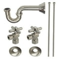 thumbnail image 1 of Kingston Brass KPK108P Standard Mount Plumbing Supply Kits Combo, 1/2" IPS Inlet, 3/8" Comp Oulet, 1 of 4