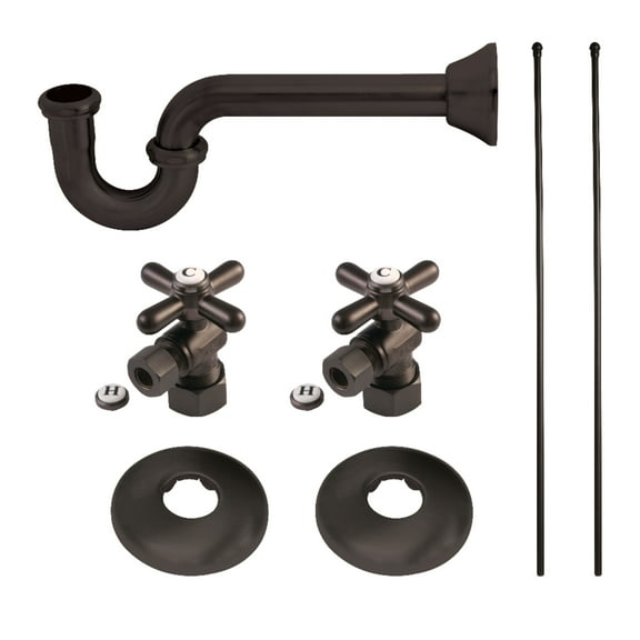 Kingston Brass KPK305 Trimscape Traditional Plumbing Supply Kit Combo, Oil Rubbed Bronze