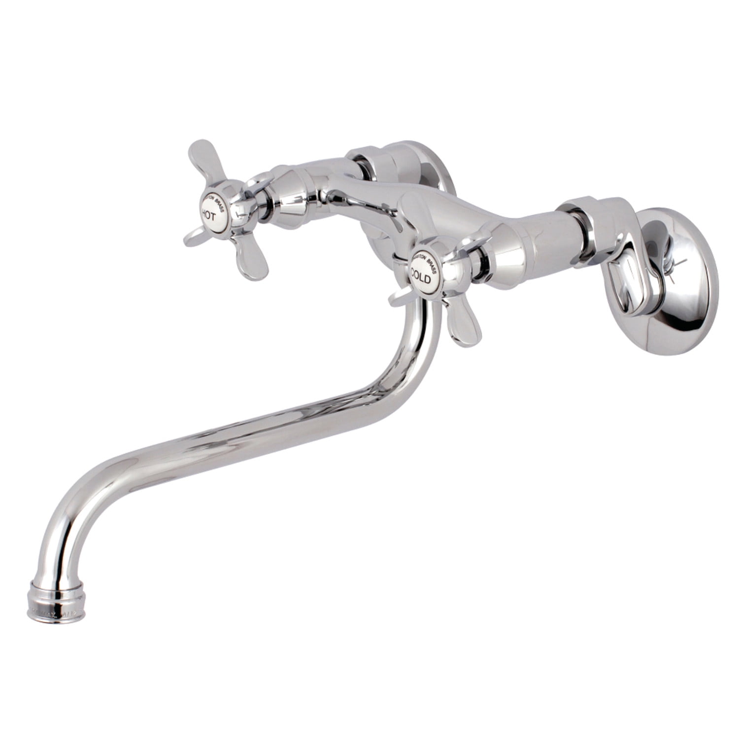 Essex Polished Chrome Two-Handle Wall Mount Bathroom Faucet