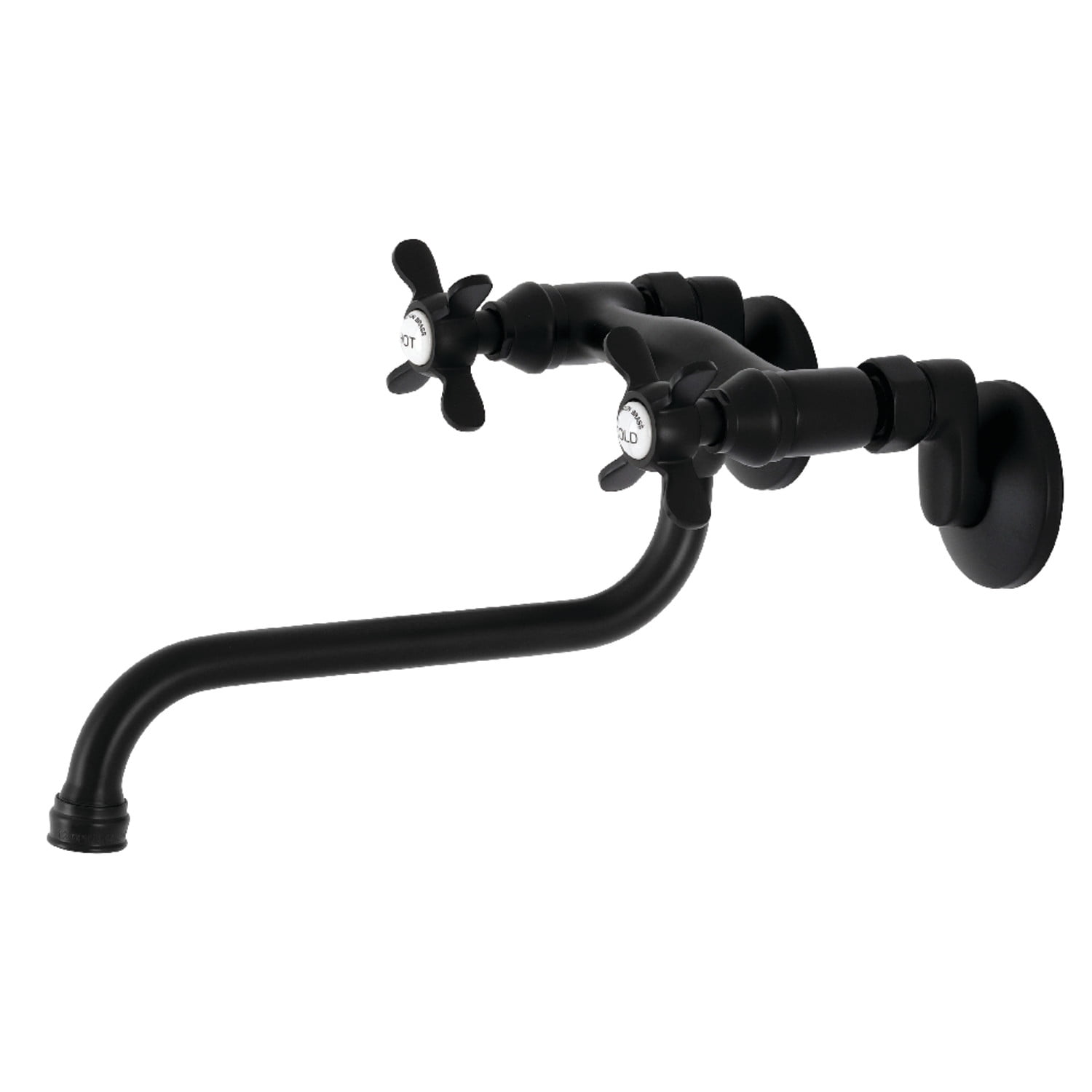 Essex Victorian-Inspired Chrome Wall-Mount Bathroom Faucet