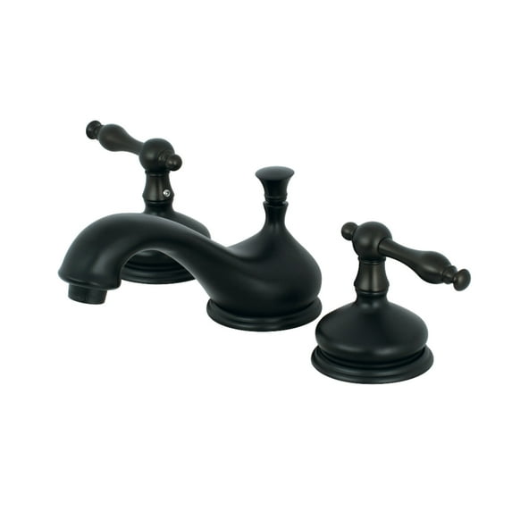 Kingston Brass KS1160NL 8 in. Widespread Bathroom Faucet, Matte Black